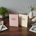 2026 High Quality Gold Foil 'Thank You' Business Cards Fashionable Paper Gift Bag with Hot Stamp Technique Envelopes Included