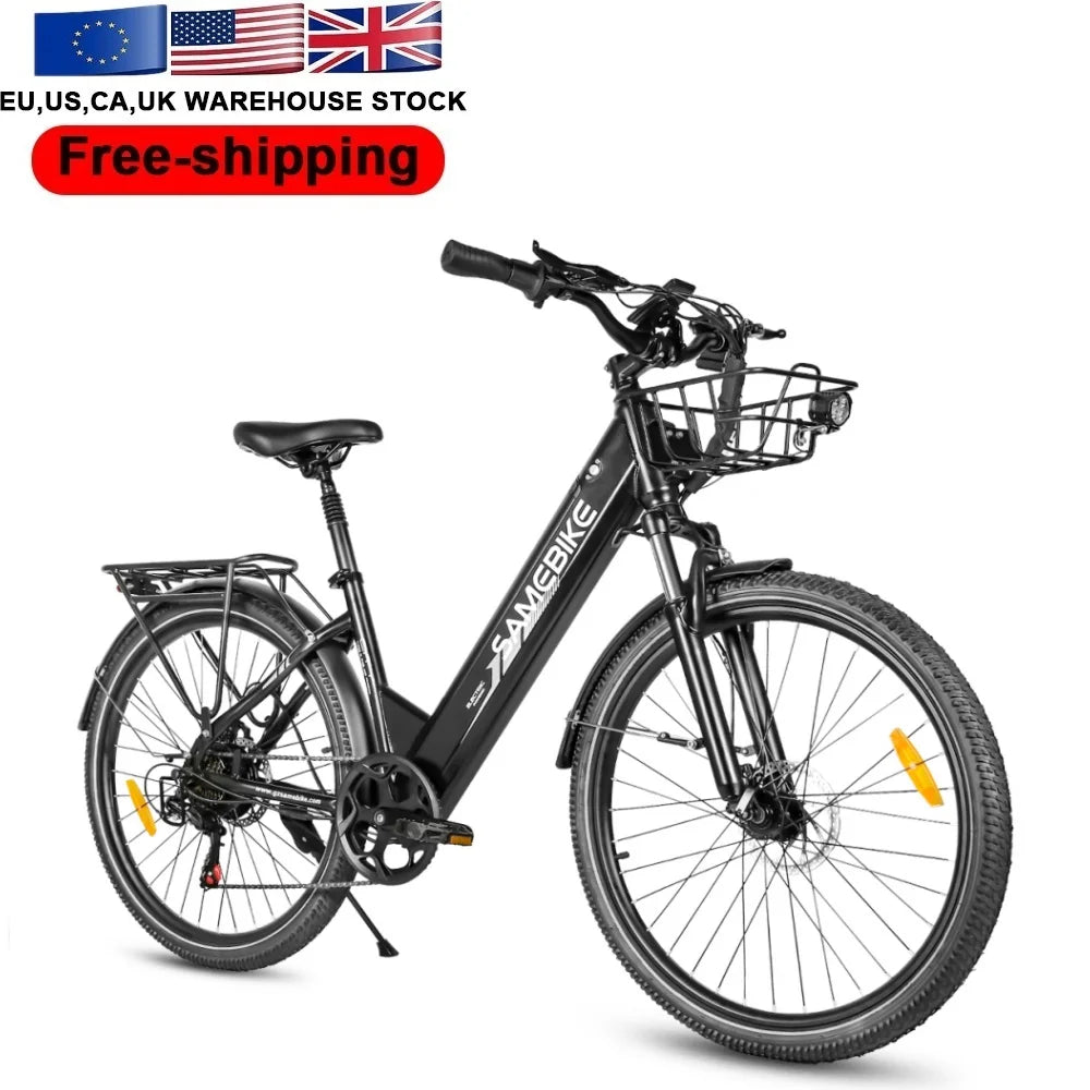 SAMEBIKE Oversea Canada After-sale 26inch 36V 15Ah 250w Strong Power Disc Brake Bicycle Electric BIKE