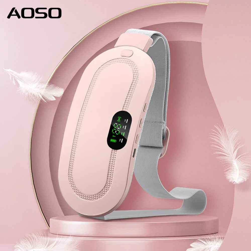 Wholesale Promotional Menstrual Heating Pad Vibration Large Heating Area Rechargeable Portable Menstrual Heating Belt