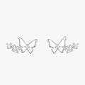 Ailmay Real 925 Sterling Silver Exquisite Clear Zircon Square Geometry Earrings Hypoallergenic for Women Statement Jewelry Gift