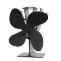 Heat Powered Stove Fan Without Power for Fireplace Stoves Fireplace Fan for Wood Stoves Fan with 4 Blades