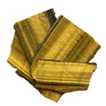 Raw Uncut Natural Tiger Eye Stone Rough Unpolished Material Flat Sheet on Sale