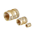 New Ideaformer 3D Printer FDM M3 M5 M6 Thread Knurled Brass Heat Resistant Insert Embedment L-type Double Twill Nut