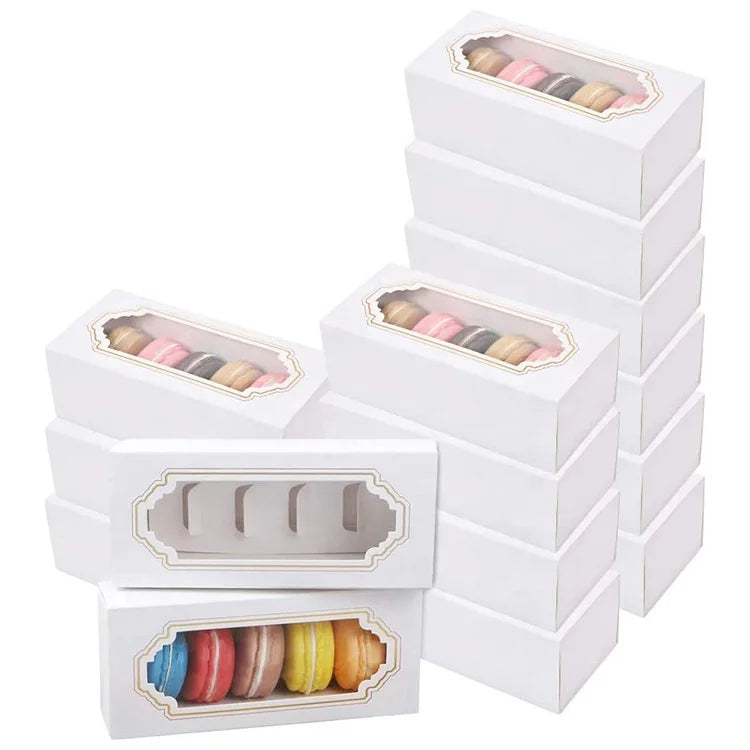 Kraft Paper Food Grade Drawer Box for Macarons Sugar Chocolate-Custom Size/Color Recycled Materials Magnetic Closure UV Coating