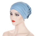 Fashionable New Versatile Muslim Multi Color Layer With Headband Hat Inner Turban