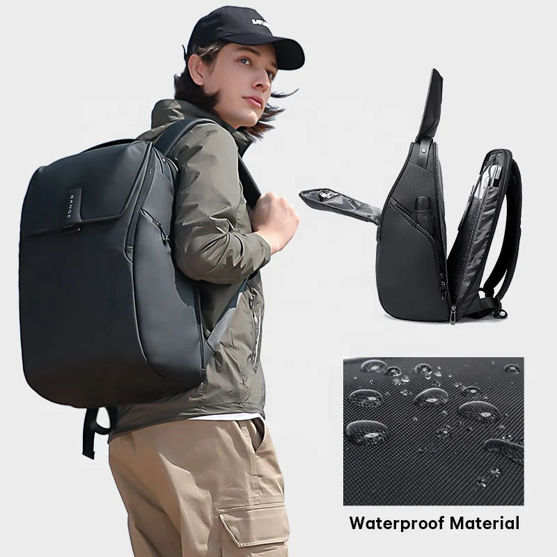 Travel Laptop Backpack Business Notebook Bag With USB Charging Port Custom Waterproof Laptop Backpacks for Women Men