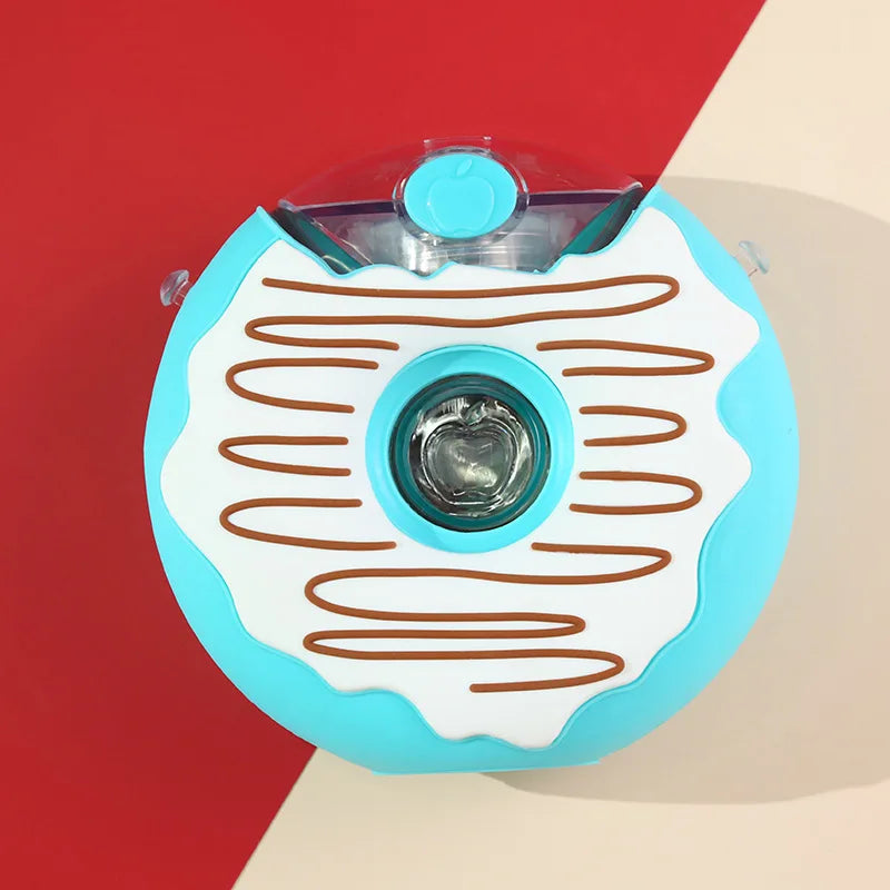 Food Grade Donut Ice Cream Water Bottle with Straw Portable Water Bottle Donut Cup Supplier