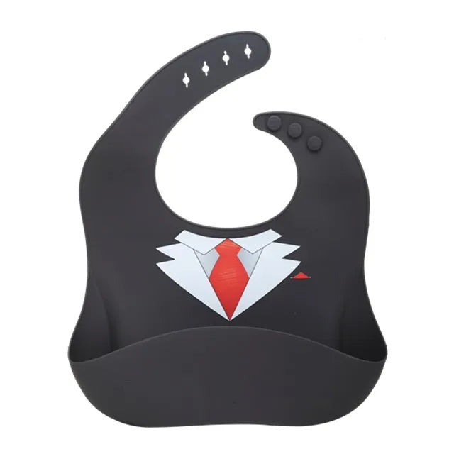 Hot Selling Food Grade BPA Free Silicone Waterproof Baby Bibs Great Food Catcher Silicone Apron for Toddlers