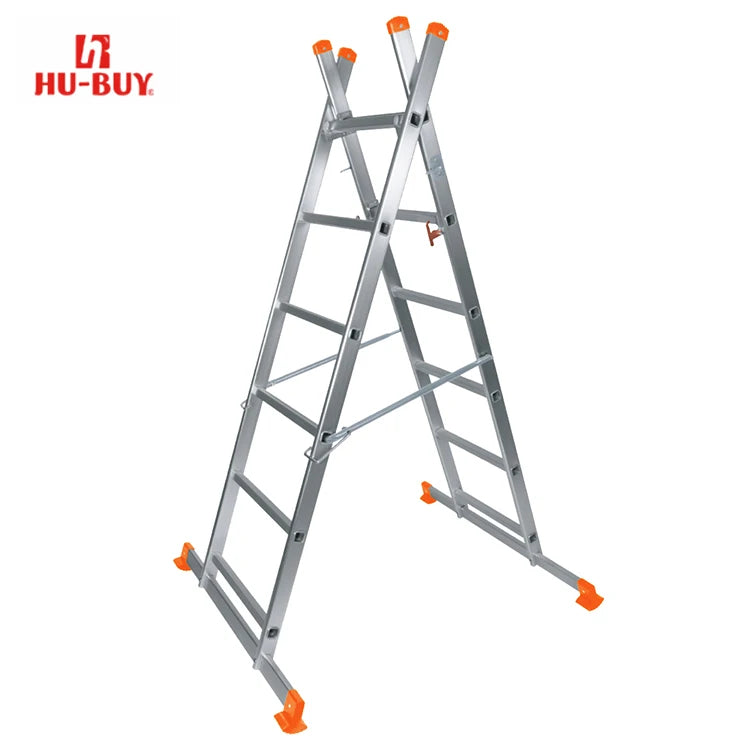Industrial Aluminum Mailbox Post Box with Folding Ladders Modern Design for Apartment Use Easy Mobility