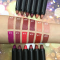 12-Color Matte Lip Liner Pencil with Custom Logo Mineral-Based Ingredient Lipstick Pencil