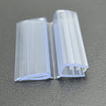 Transparent Foldable Plastic Pvc Retail Store Small Price Tag Label Holder