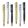 2026 High Quality Business Design 0.5mm Writing Width Novelty Promotional Ballpoint Pen Custom Logo Brass Gun Pen