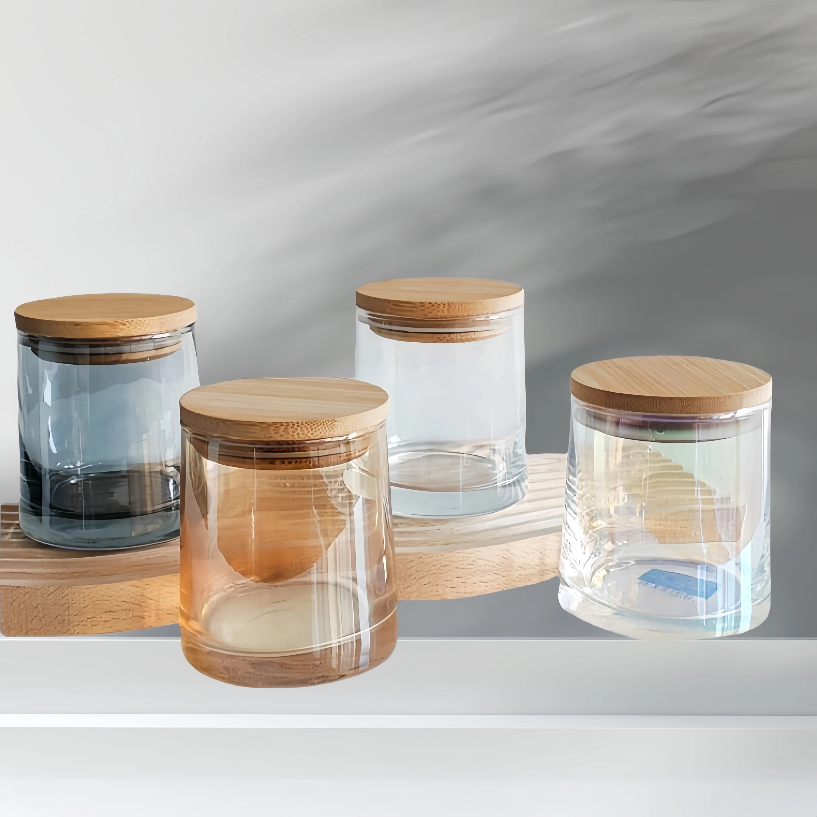 Ultra-Low Shipping Cost Candle Jars Without Lid and Box Packaging Glass Empty Custom Candle Jar Frosted Jars Luxury for Candle