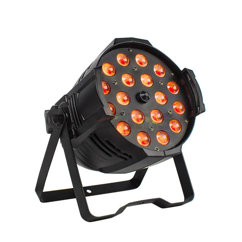 Professional Stage Lighting DMX512 18x18W RGBWA UV LED Wash Zoom Par Light with RDM