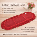 MSJ Korean Commercial Cotton Flat Mop Refill High Absorbency Factory Supply Floor Waxing