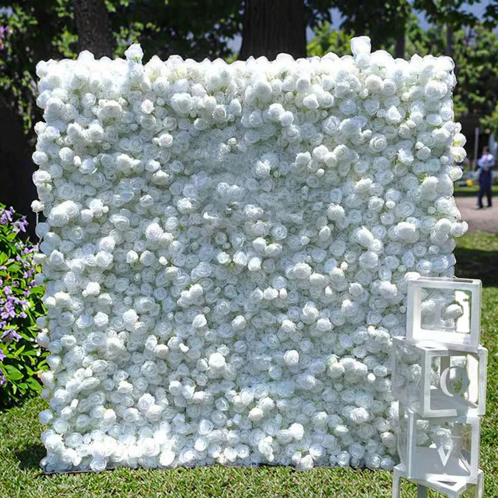 Wholesale Discount Wedding Decoration 40*60 Cm Backdrop Flowers Wall Artificial Peony Flower Wall Panel