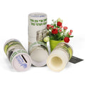 Electronic Component Circle Packaging White Velvet Magnetic Tube Gift Box Printed Paper Cylinder for Food