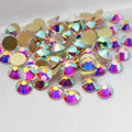 Pujiang Yantuo 16 Facet 5mm ab Rhinestones 2088 Flat Back Rhinestones  Non Hotfix Glass for Nail ArtDIY Crafts