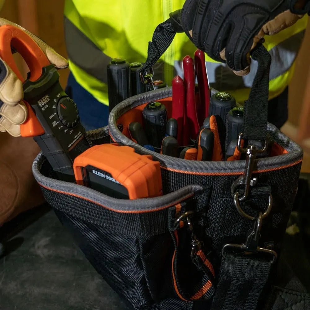 Custom Tool Storage Bag Thickened Oxford Cloth Lightweight Adjustable Hardware Tool Waist Bag Electrician Maintenance Tool Bag