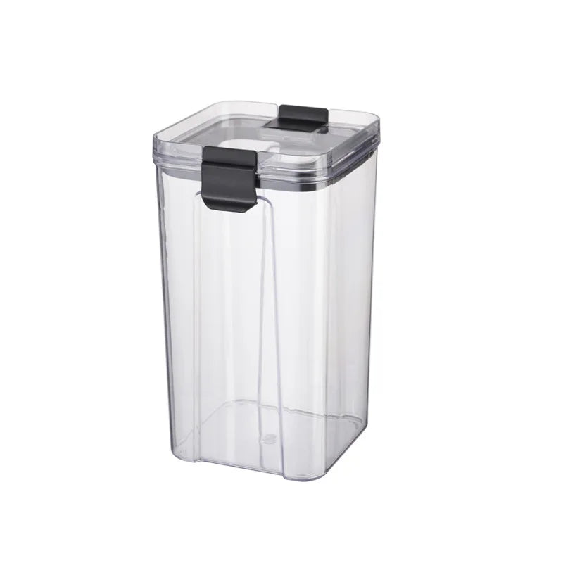Dry Food Organizer with Lid Plastic Storage Container