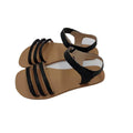 TipsieToes Women's Casual Slip-On Flat Sneakers Barefoot Genuine Leather with Cream Color Breathable Daily Life Shoes