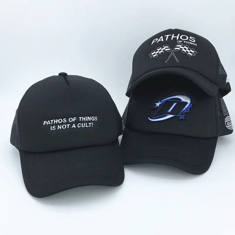 New Trend Profile Hip Hop Sport Hat Gorras Mesh Foam Trucker Cap Embroidered Trucker Hats