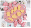 Saffron Wholesale 8pcs/box Graduation Hat Cookie Cutter Set of 8 Pcs Award Cookie Stamps for Making Biscuits and Cookies