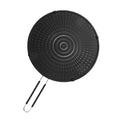 Heat-Resistant Silicone Splatter Screen for Frying Pan  Dishwasher Safe Grease Splatter Guard for Frying Cooking