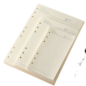 Budget Binder A6 A5 Refills Paper 6 Rings Loose Leaf Notebook Refill Spiral Budget Planner Binder Inner Page Inserts