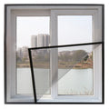 Hook & Loop Window Screen Mesh Removable DIY Window Curtain Fiberglass Net Self Adhesive Insect Screen Netting