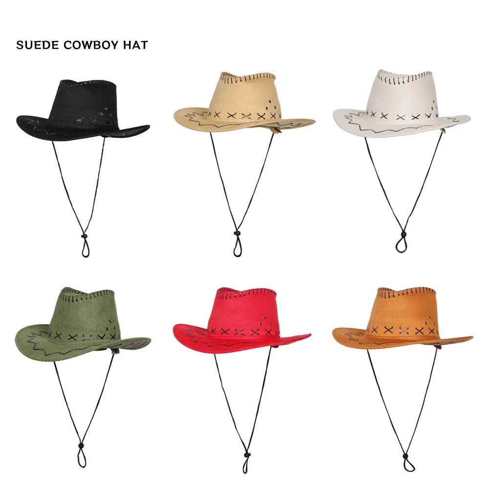 American Prairie Top Hat Custom Printed Wide Brim West Cowboy Hat for Men Women Outdoor Activities Beach Party Horse Riding