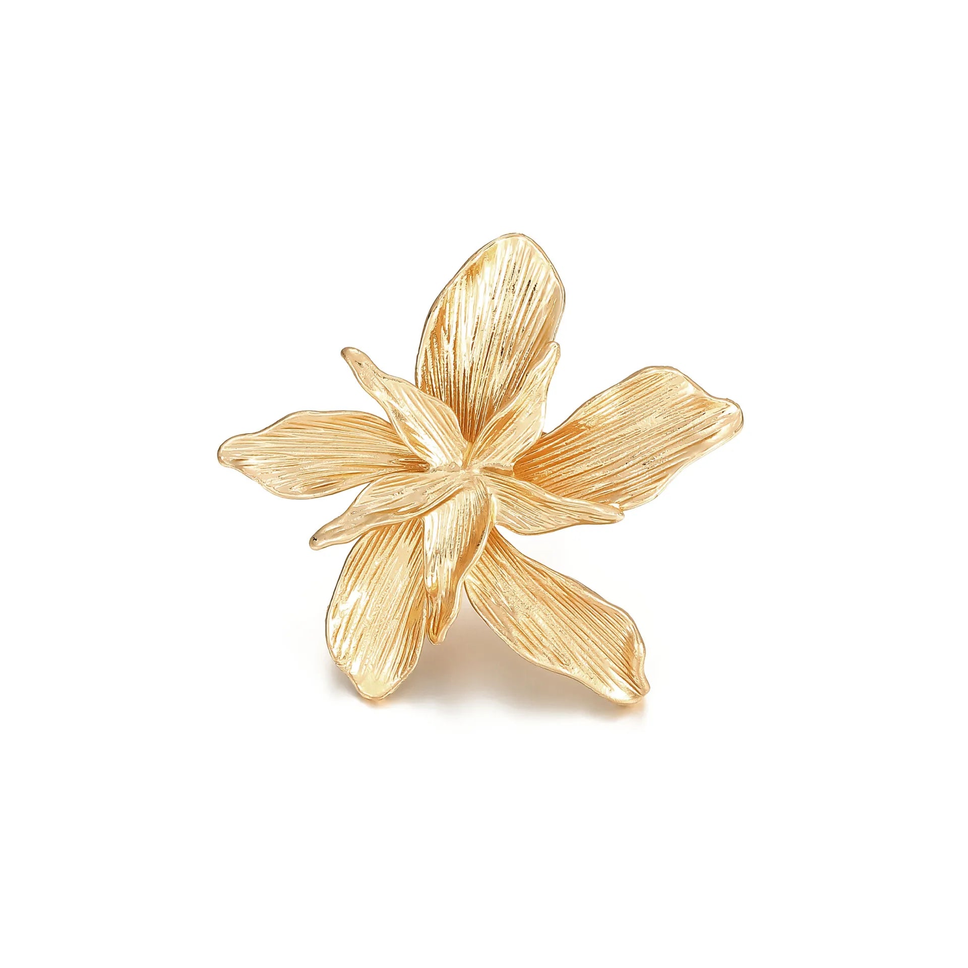 New Arrival Fashion Jewelry Rings Flower Design 925 Sterling Silver 18k Gold Plated Luxury Elegant for Women Engagement Wedding