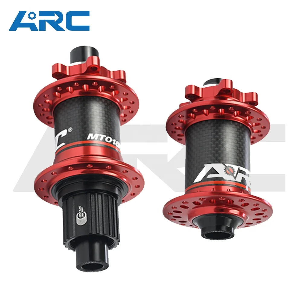 ARC Product MT-010F/RCB 32 Holes QR 100/135mm 6 Pawls TA 100/142mm  MicroSpline 12s J-bend Carbon Fiber Mountain E-bike Hub