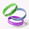 Personalized Silicone Bracelet RFID Keychain College-Hand Stainless Printed Rosary Power You Code Pat Wristbands Promotional
