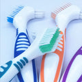 Double Sided False Teeth Brush/orthodontic Toothbrush/dental Denture Oral Hygiene Toothbrush
