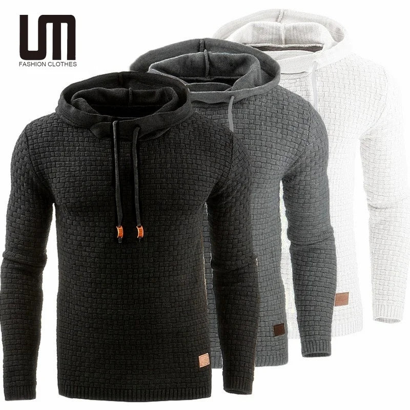 Liu Ming Cheap Wholesale Autumn Winter Men Casual Hooded Pullover Knitted Plus Size 5XL Outerwear Sweatshirt