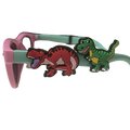 Multi Designs of Dinosaur Silicone Charms for Kids Glasses Sunglasses