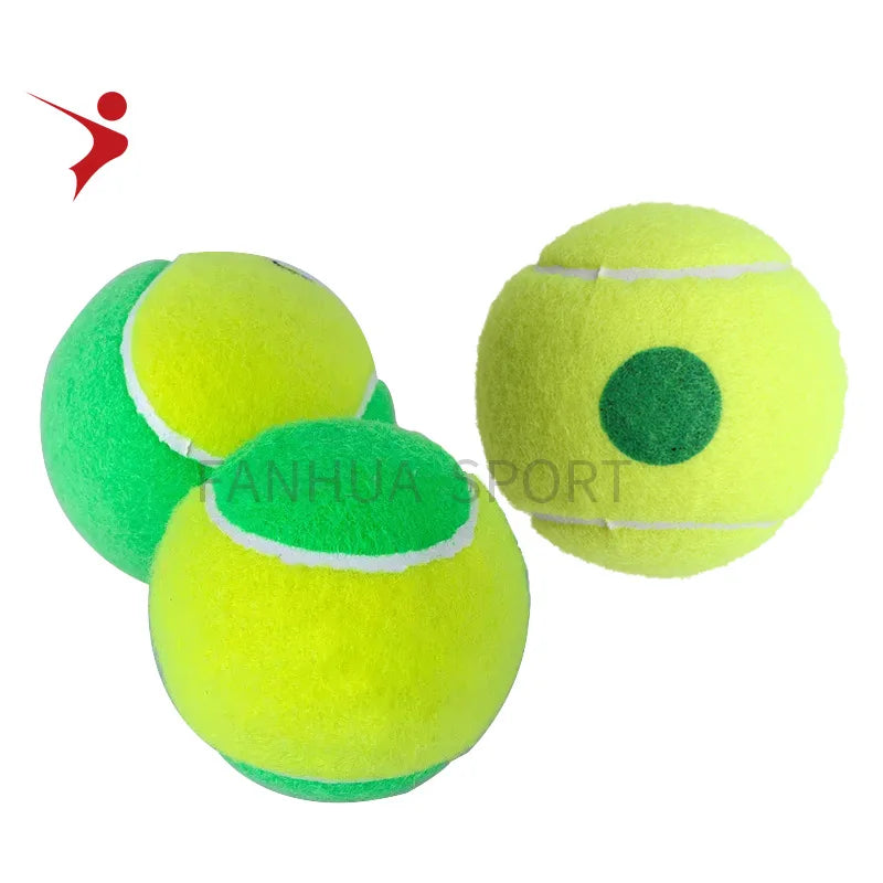 Stage 1 Green Tennis Balls Standard 2.5'' Training Quality Stage 1 Tennis Ball Green Dot for Junior Pressure Tennis Welcome OEM