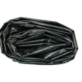 ZHIHUI Pond Liner 20 Ft. X 25 Ft. 20 Mil Thickness High Tensile Sunlight-proof Flexible HDPE Sewage Tank Black