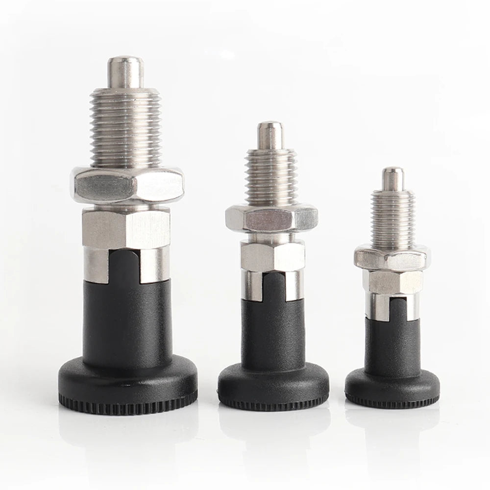 Stainless Steel Self-Locking Indexing Spring Plunger Retractable Locking Pin Bolt with Thread Fasteners Product