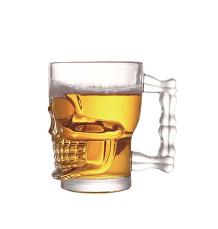 Skull Shape Beer Glass Mug