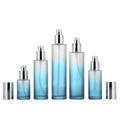 Customized Cosmetic Glass Packaging Bottles  Screen Printed logo Cosmetic Bottle  Beauty Salon Specific Bottles and Jars