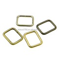 Stock Supply 1.0 Inch 25mm 4 Colors Strong Metal Rectangle Bag Buckle