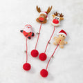 Wholesale Christmas Cat Toy Plush Ball Doll With Bell Interactive Cat Toy Pet Supplies Pet Christmas Toy for Cats