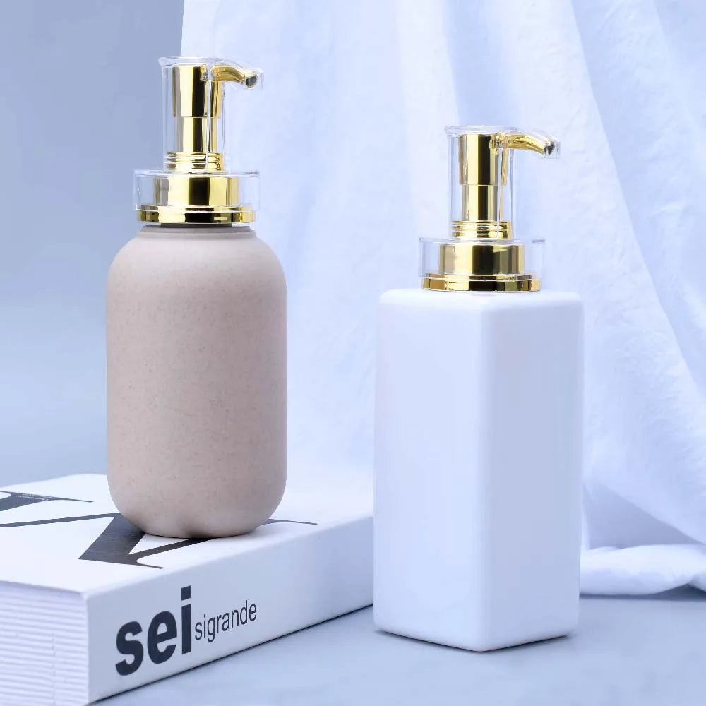Luxury 2oz 4oz 8oz 16oz Reusable Plastic Pump Shampoo Bottle Hotel Shampoo Bottles Hand Sanitizer Bottle for Packing