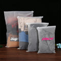 Biodegradable Frosted Zipper Bag Custom Logo Eco-Friendly Recycled for T-Shirt Swimwear Clothing Packaging