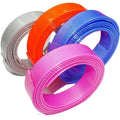 Waterproof & Wear-Resistant PVC & TPU Coated Dog Leash Easy Clean Solid Decorations with Ribbons