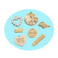 Pearl Starfish Mezzo Piano Heart Charms Colorful Spray Paint Alloy Charm Necklace Keychain Keyring Accessory Bracelet Crafts
