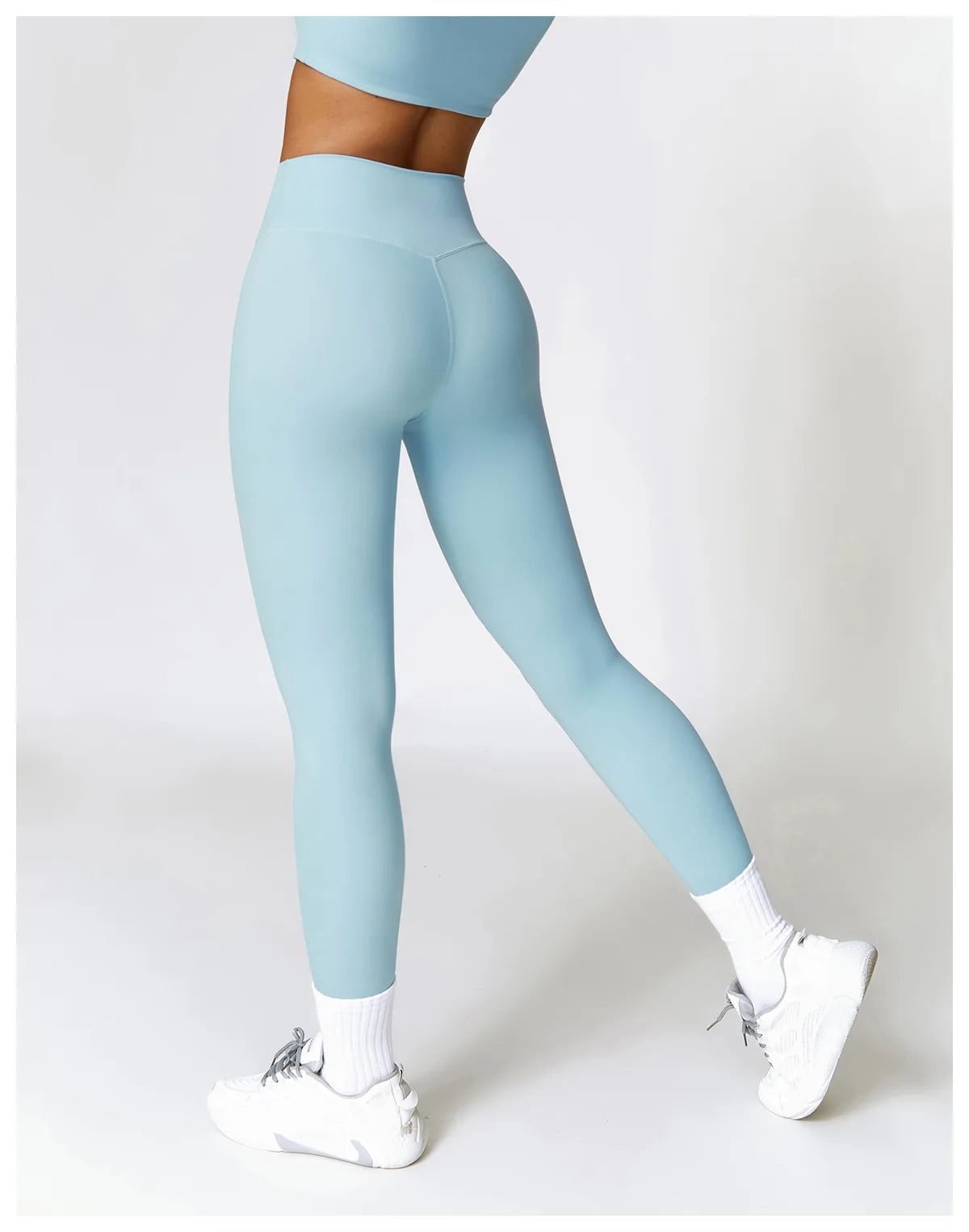 Wholesale High Waist Sanding Gym Pants Nylon Elastic Ass Push Fitness Women Yoga Leggings