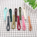 Boho Tassel Handcrafted Braided Boho Bag Charms Weave Mini Wristlet Macrame Lanyard Key Chains Holder Macrame Wrist Car Keychain